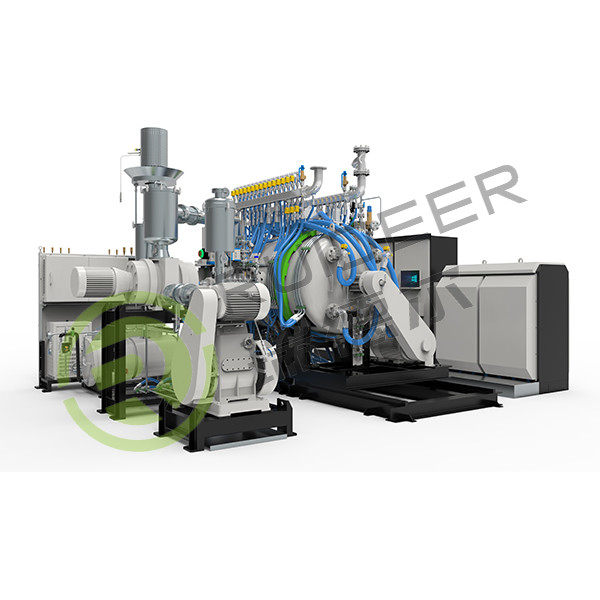 Horizontale Vakuum-Schnellkühlsinter HIP-Ofen mit 10mpa Druck 1800C Max Arbeitstemperatur.