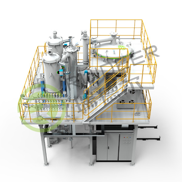 Vertikaler großer pyrolytischer Kohlenstoff-CVI-Ofen Ober-/Unterlast mit maximaler Betriebstemperatur von 1300 °C