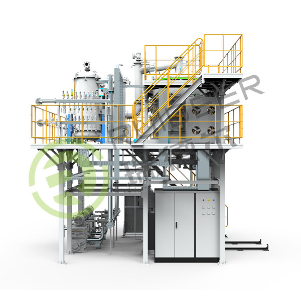 Vertikaler großer pyrolytischer Kohlenstoff-CVI-Ofen Ober-/Unterlast mit maximaler Betriebstemperatur von 1300 °C