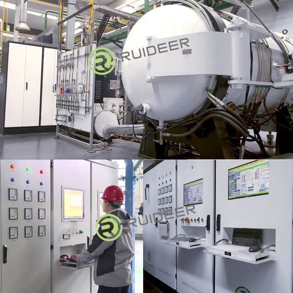 1550C Hochtemperatur-Vakuumlötofen für Dreiphasen-Fünf-Leiter-System 380V 50HZ Steuerspeisung