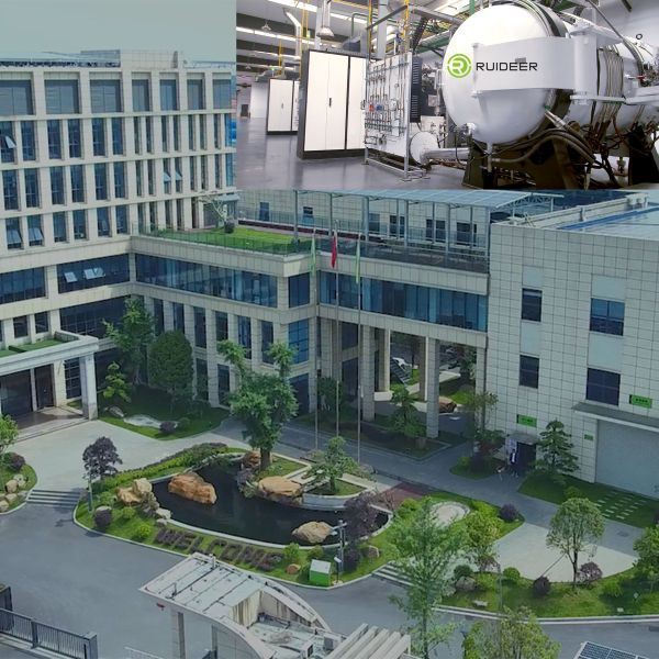 Maximale Beladung von 1500 kg Hochtemperatur-Vakuum-Sinterofen mit max. Arbeitstemperatur von 1550 °C