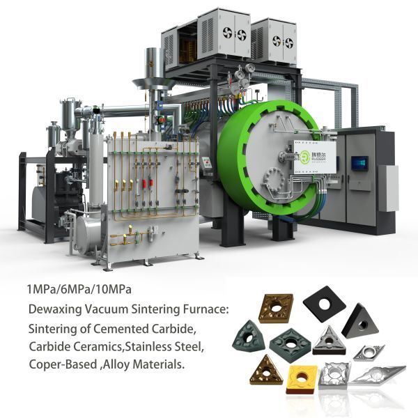Schlüsselfertiges Projekt für Zementierte/Wolframkarbid-Schneidwerkzeuge mit intelligentem Gasdruck-Sinterofen