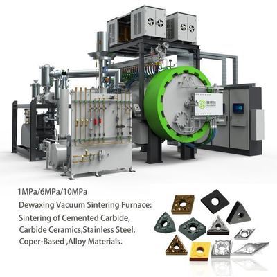 Schlüsselfertiges Projekt für Zementierte/Wolframkarbid-Schneidwerkzeuge mit intelligentem Gasdruck-Sinterofen